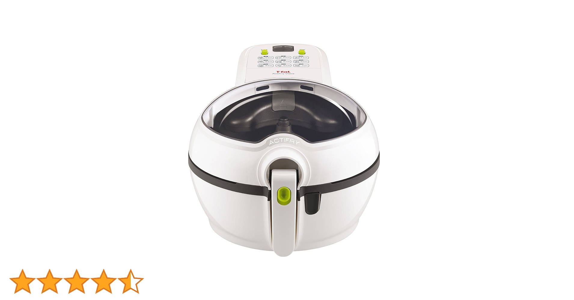 T-fal ActiFry ホワイト 3in1 FZ205088 T-Fal ActiFry Vista, Air fryer, 1 KG Capacity 4 People